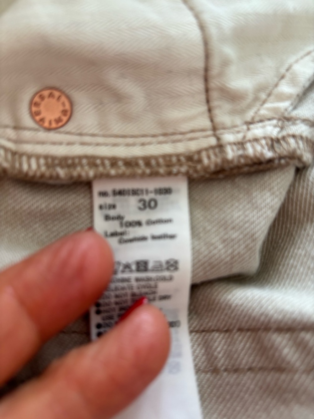 Moussy Women's Straight-Leg Jeans in Off-White - Picture 5 of 14